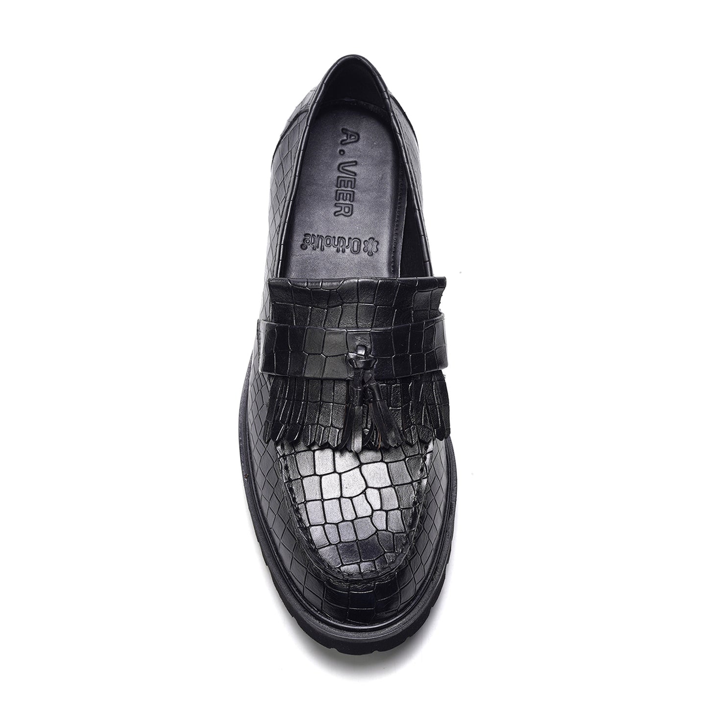 Dante Tassel Loafer // Black Leather