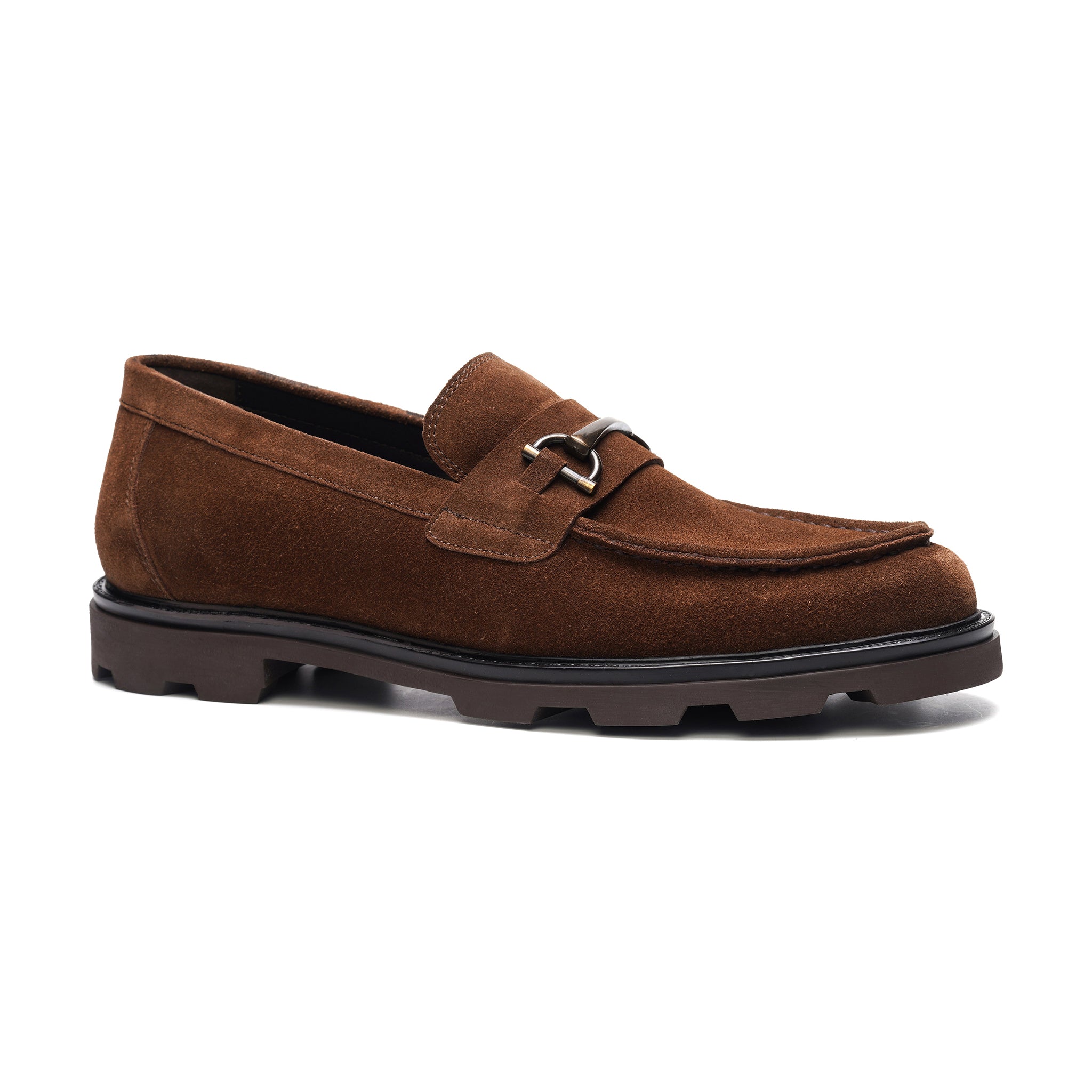 Samuel Bit Loafer // Brown Suede – A. VEER