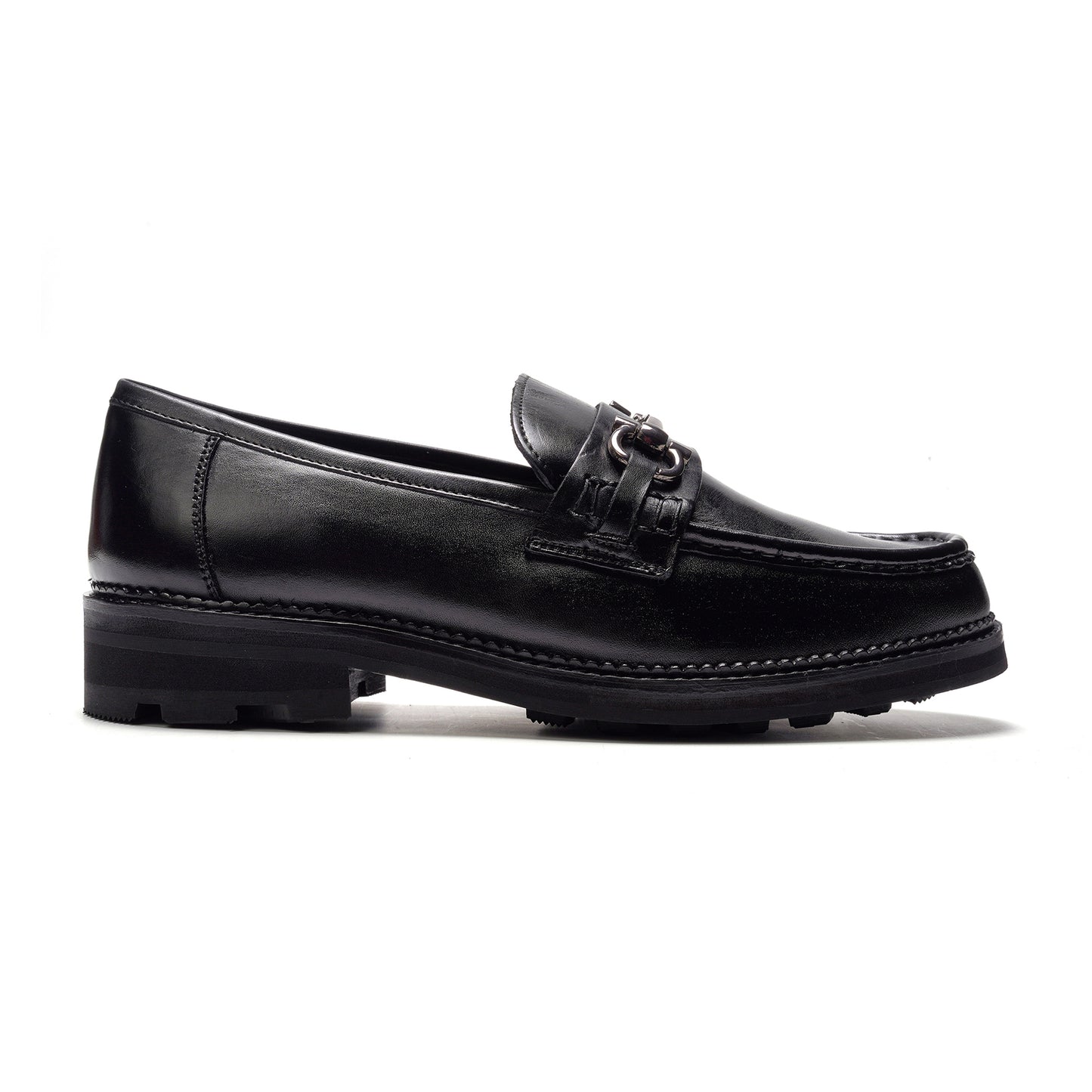 Baron Bit Loafer // Black Leather