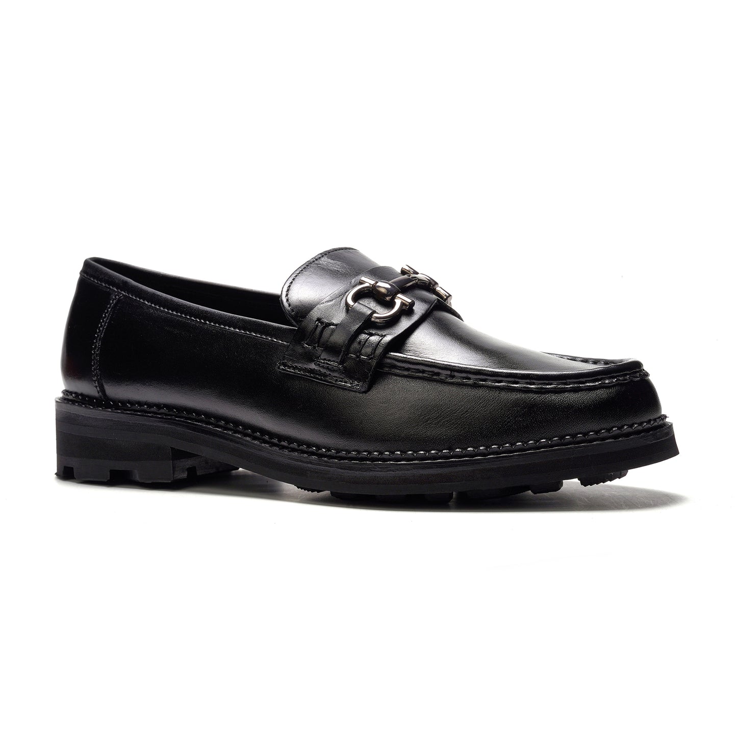 Baron Bit Loafer // Black Leather