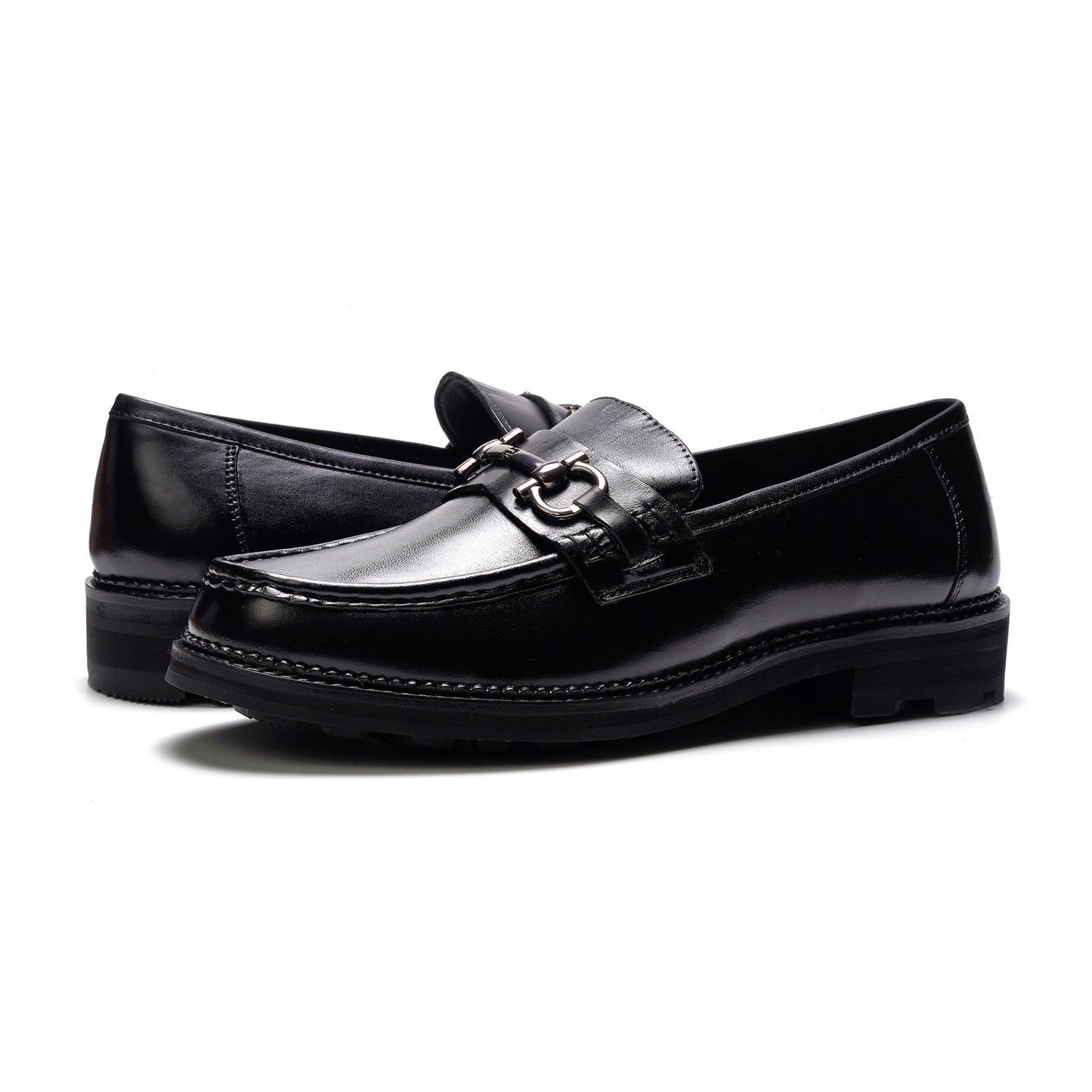 Baron Bit Loafer // Black Leather