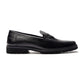 Jasper Penny Loafer // Black Leather