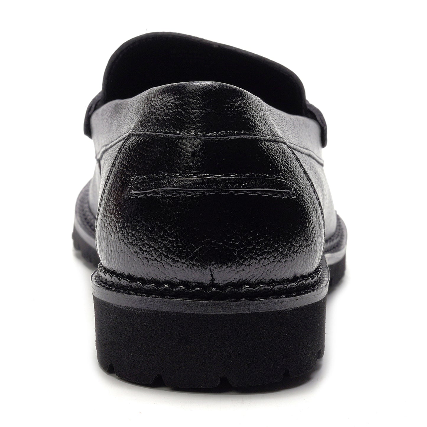 Jasper Penny Loafer // Black Leather