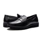 Jasper Penny Loafer // Black Leather