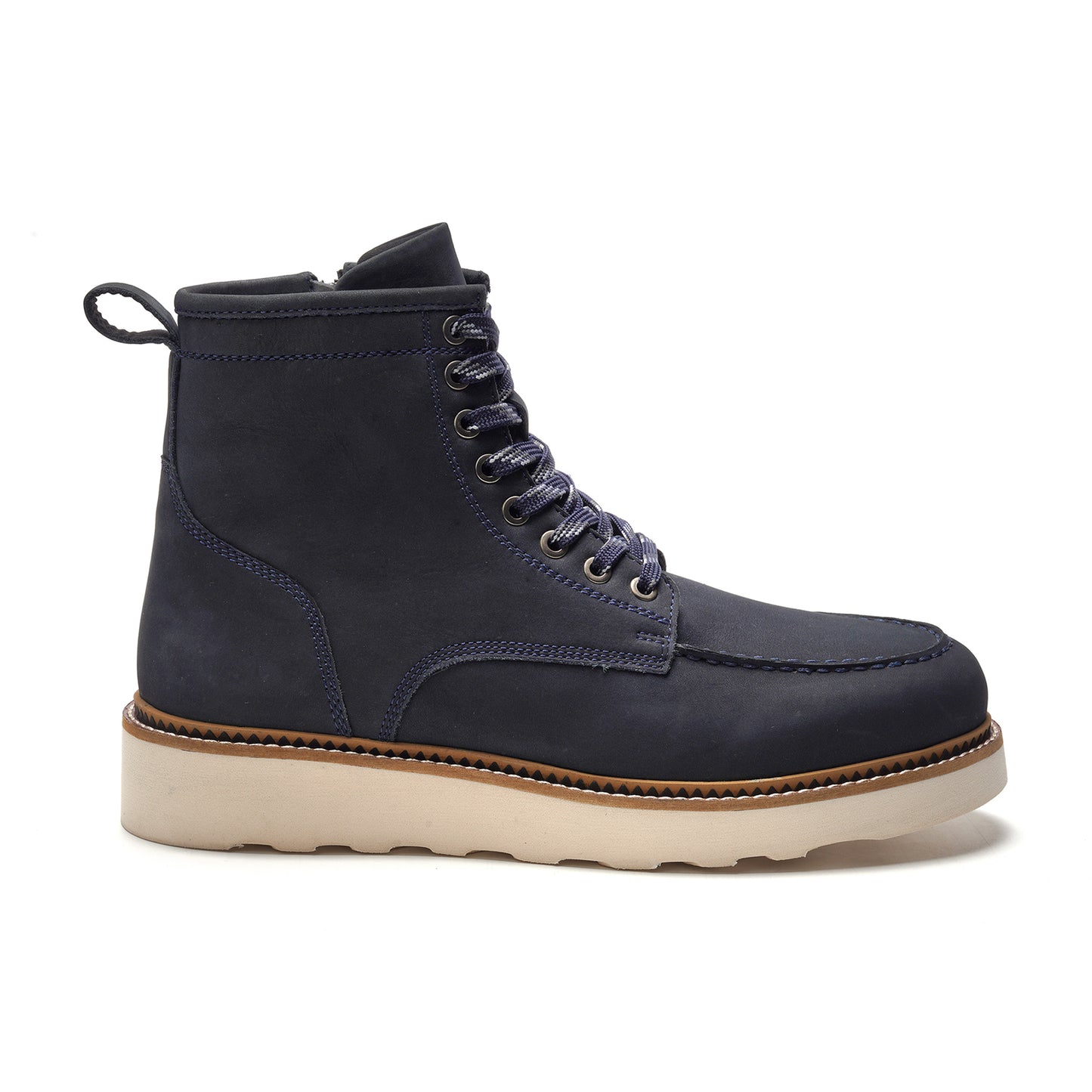 Braddock Moc Boot // Navy Nubuck