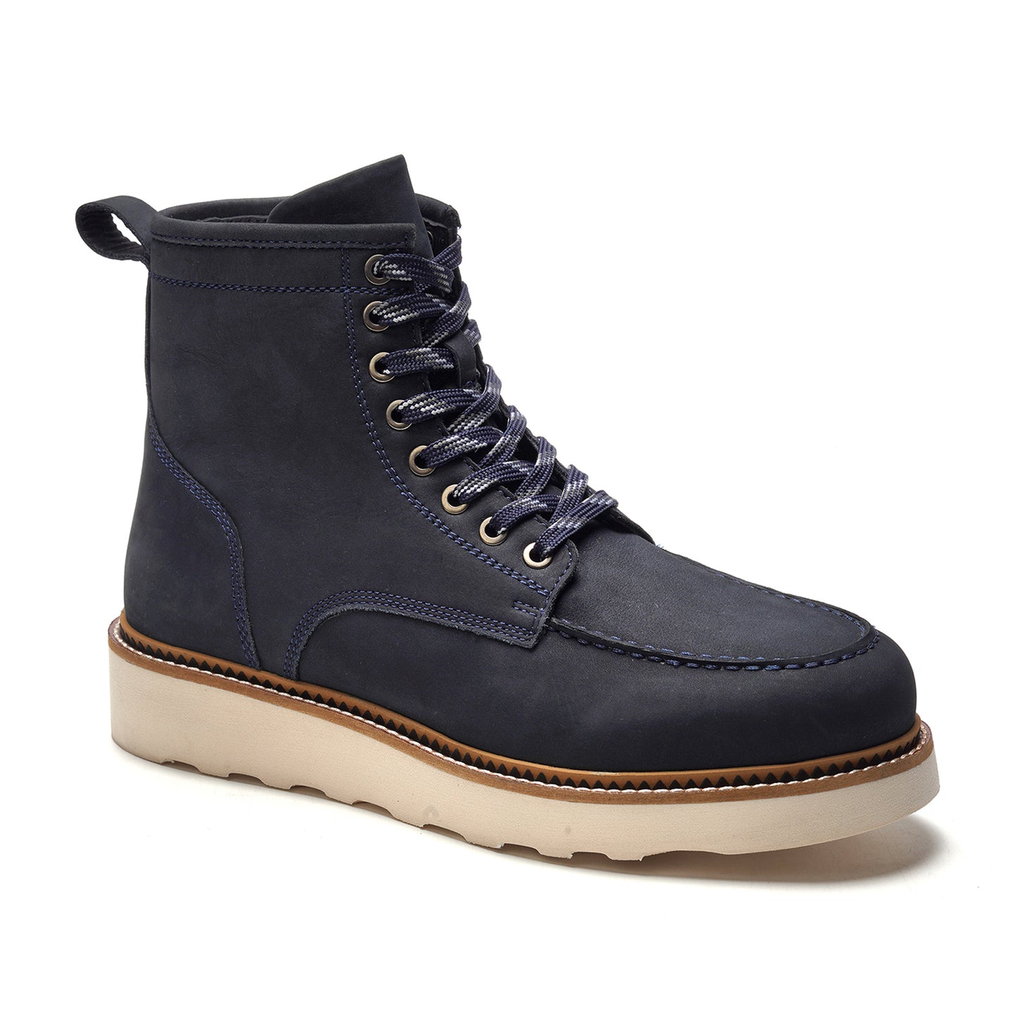Braddock Moc Boot // Navy Nubuck