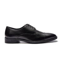 Maddox Cap-toe Oxford // Black Leather
