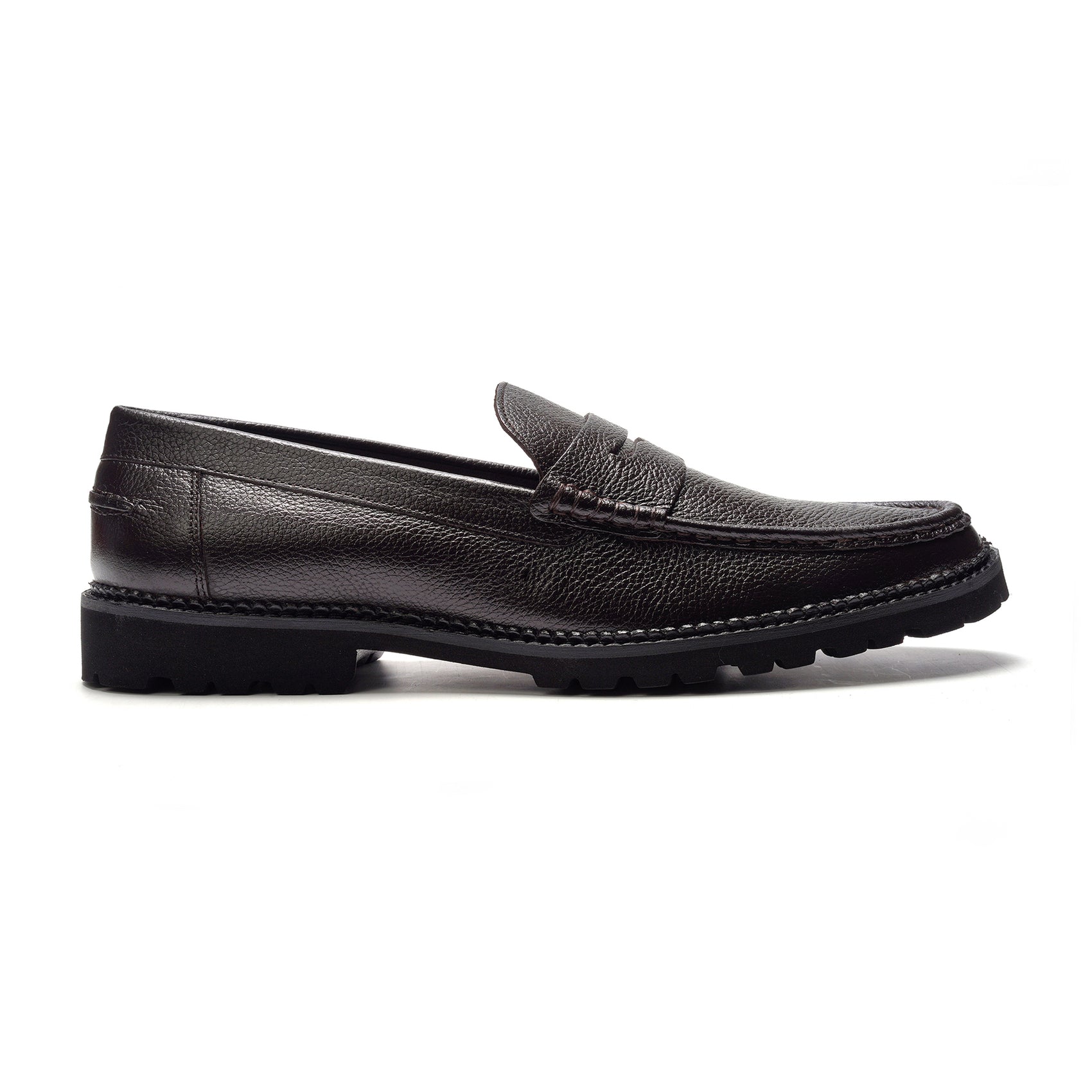 Jasper Penny Loafer // Brown Leather