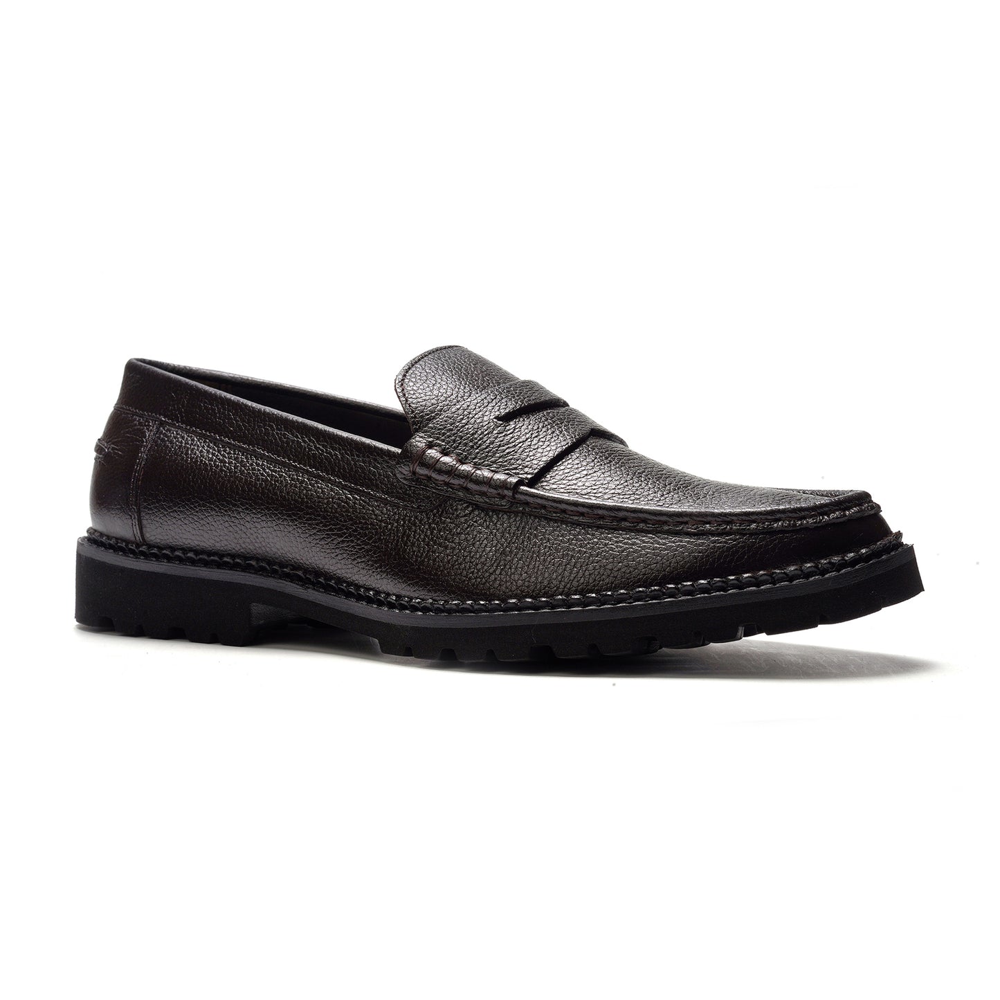 Jasper Penny Loafer // Brown Leather