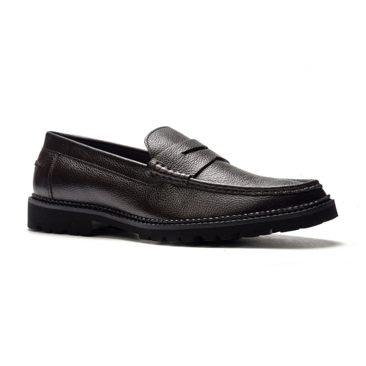 Jasper Penny Loafer // Brown Leather