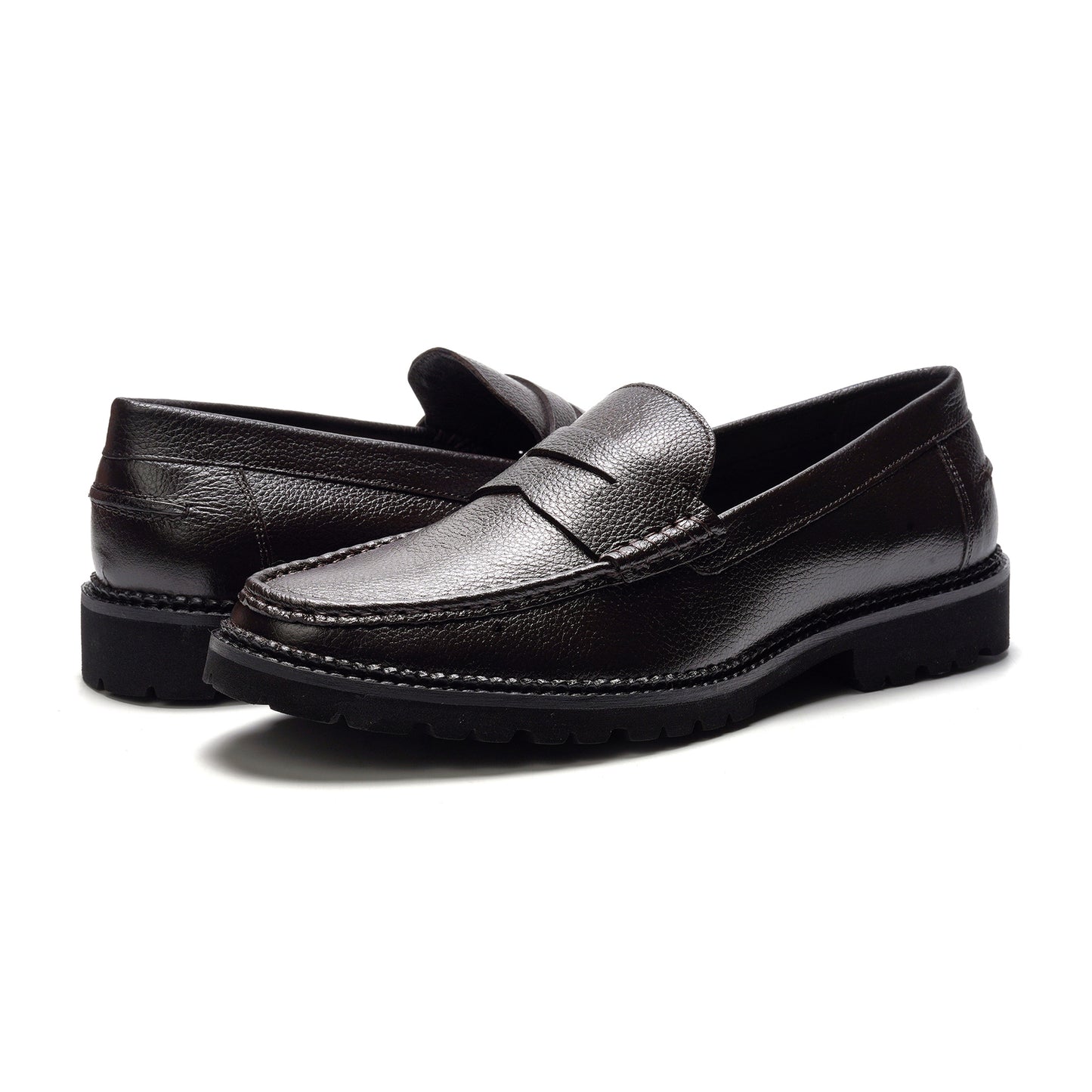 Jasper Penny Loafer // Brown Leather