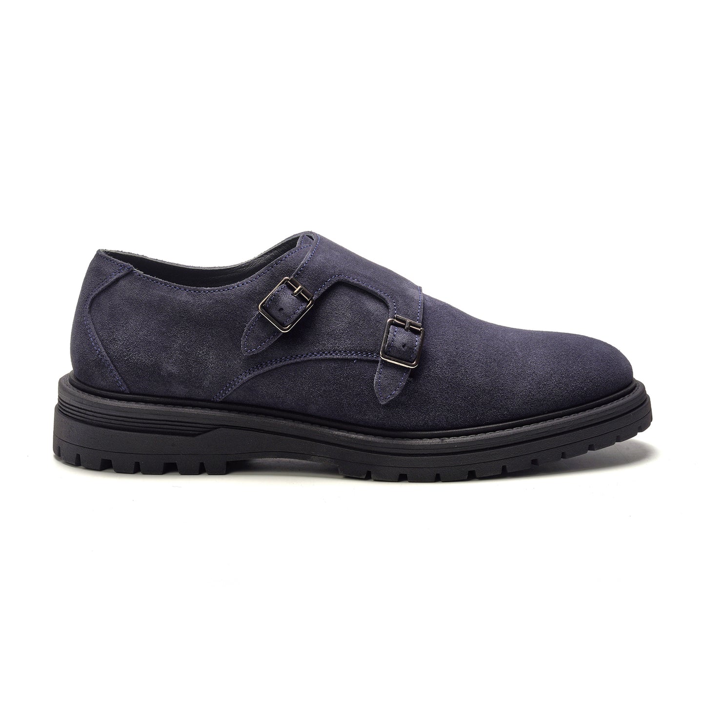 Jett Double Monk // Navy Suede