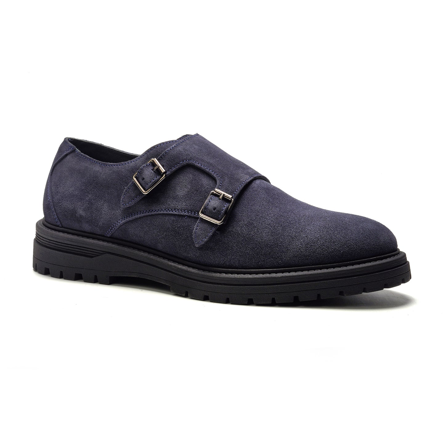 Jett Double Monk // Navy Suede