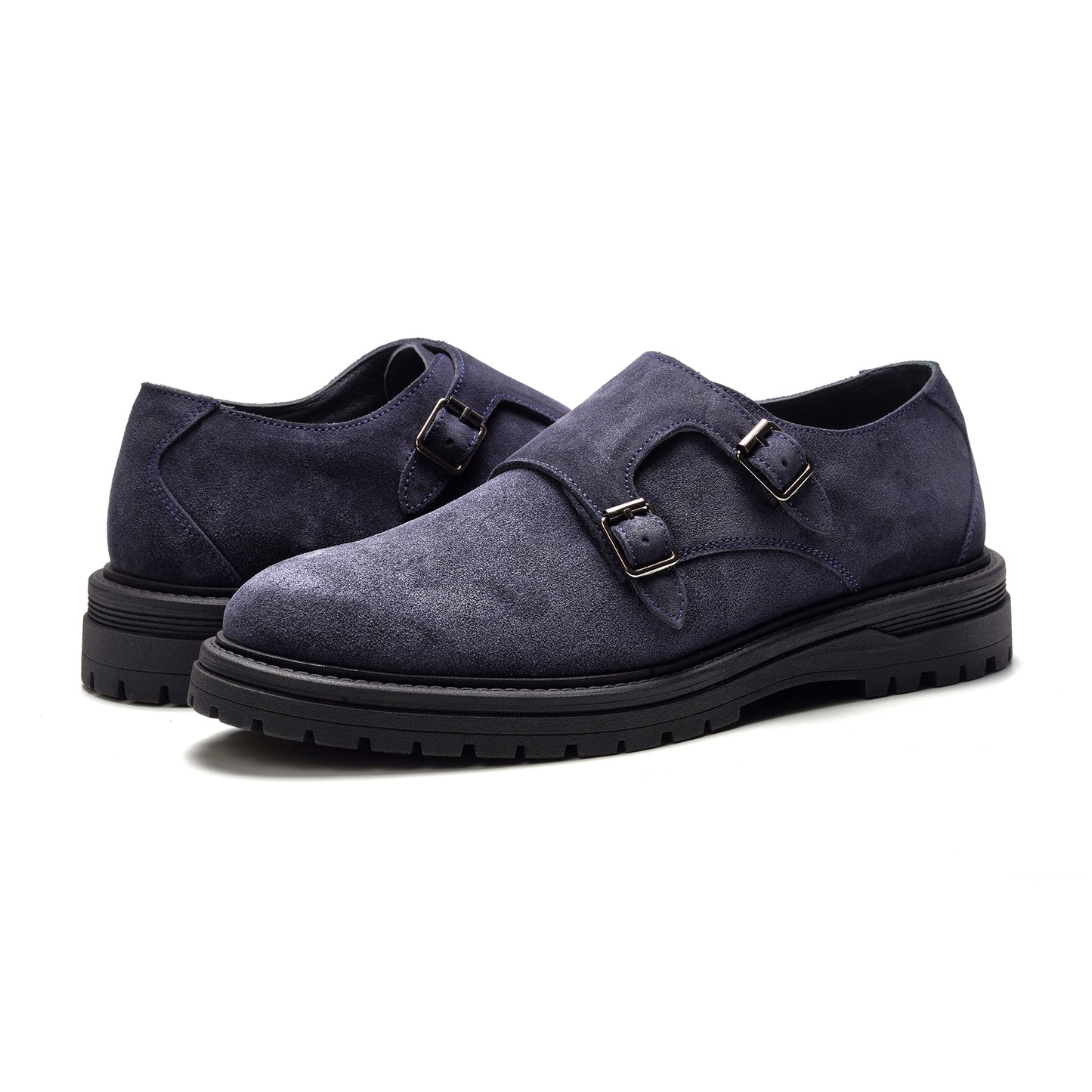 Jett Double Monk // Navy Suede