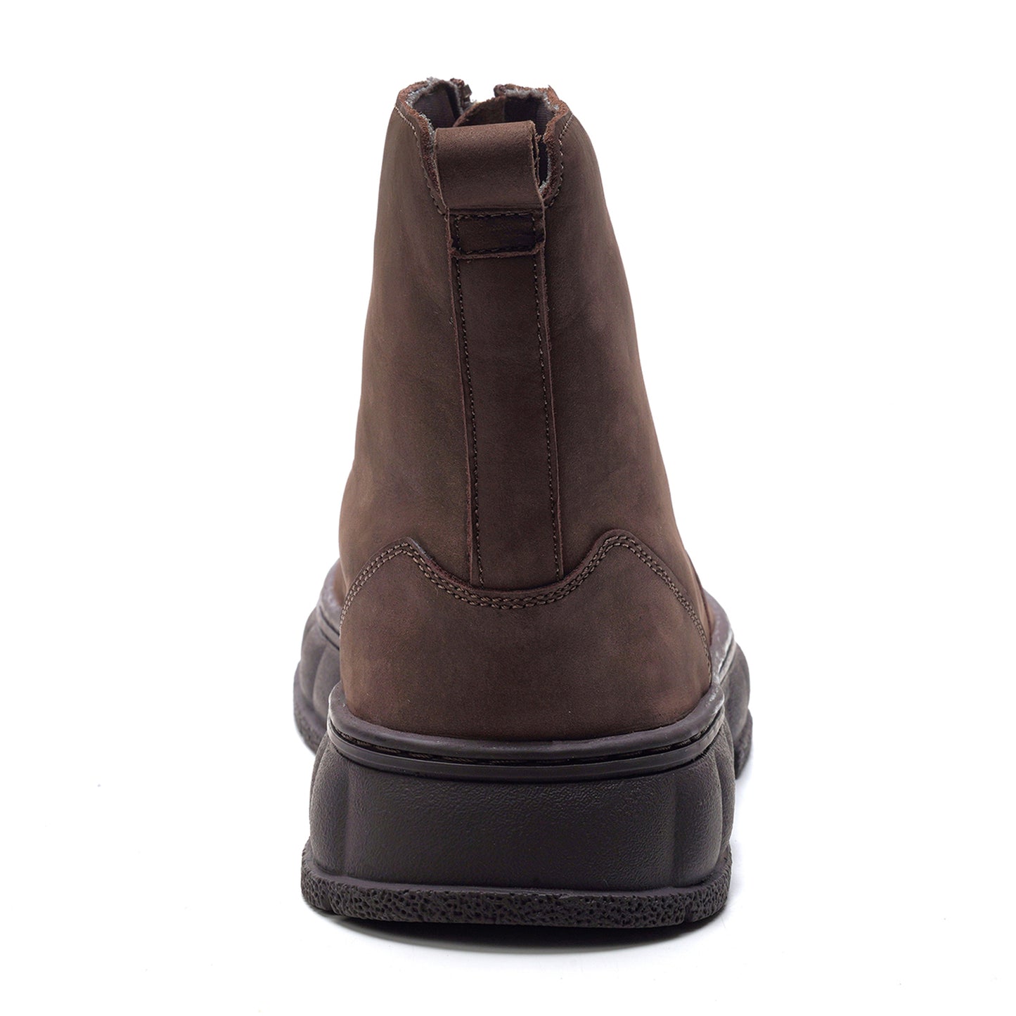 Vanta Zipper Boot // Brown Nubuck