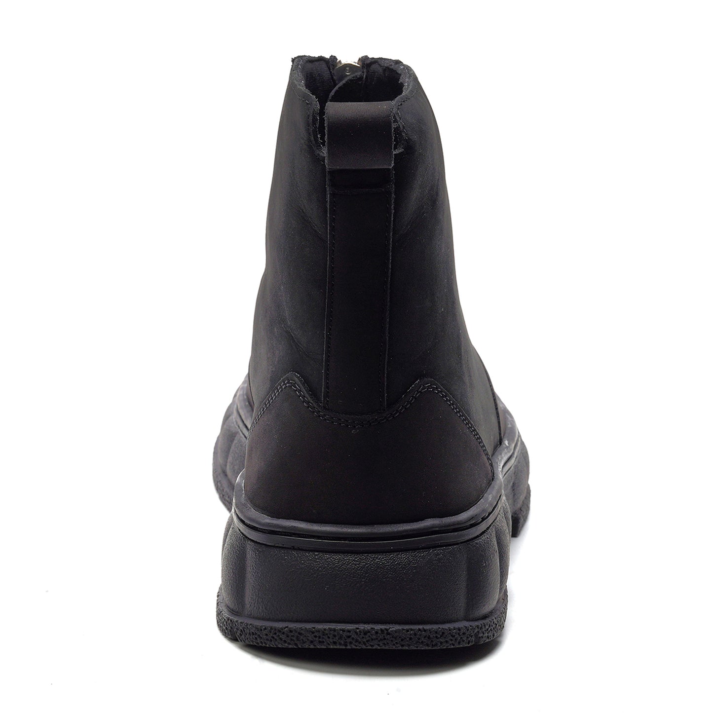 Vanta Zipper Boot // Black Nubuck