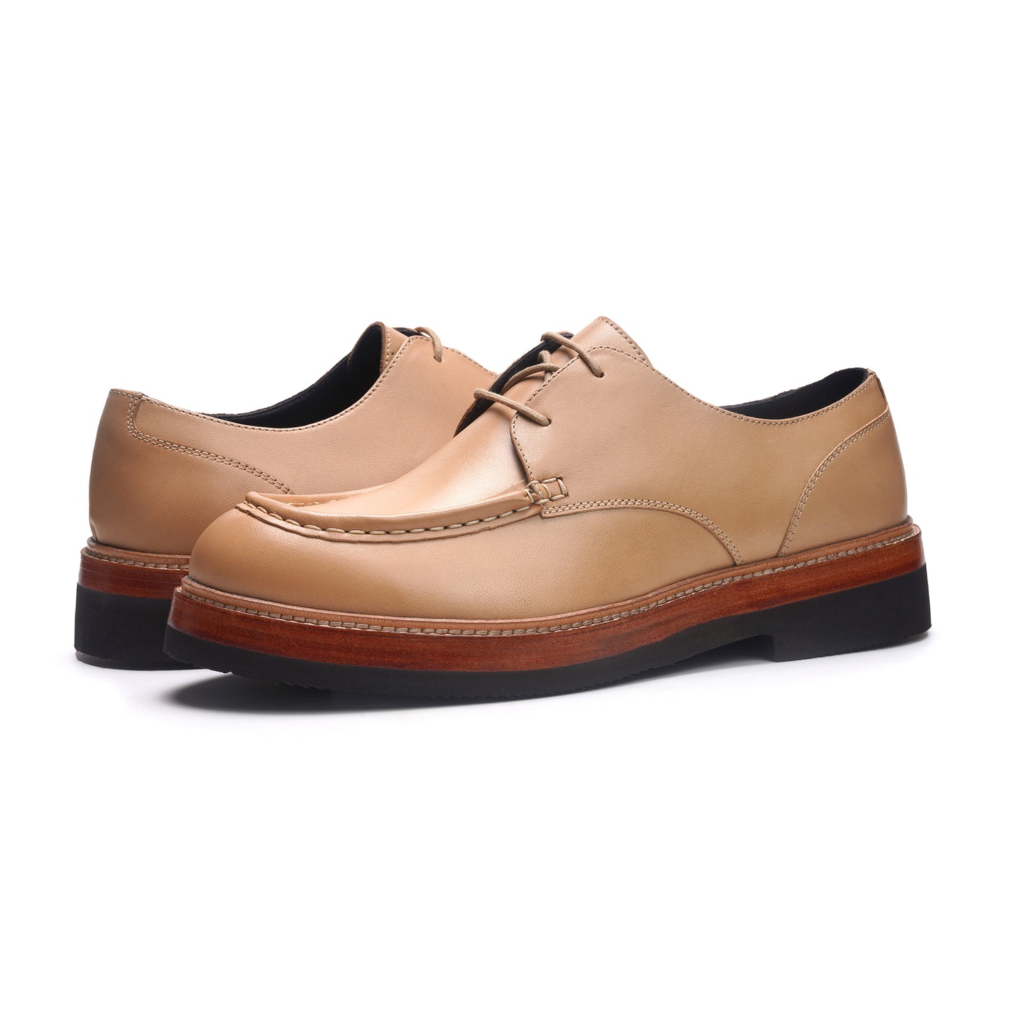 Sorrento Moc Derby // Sand Leather