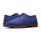 Cambridge Wingtip Lace-up // Jean Blue Suede