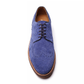 Cambridge Wingtip Lace-up // Jean Blue Suede