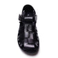 Santorini Fisherman Sandal // Black