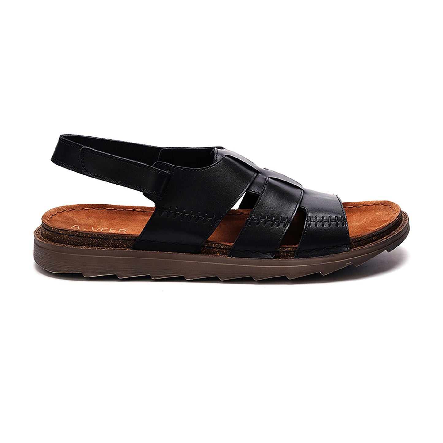 Maldiva Back Strap Sandal // Black